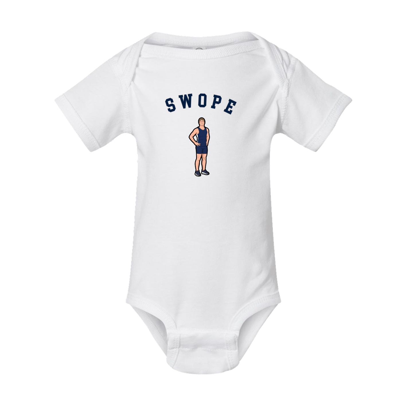 Baby Onesie — Shirsey Arch in White