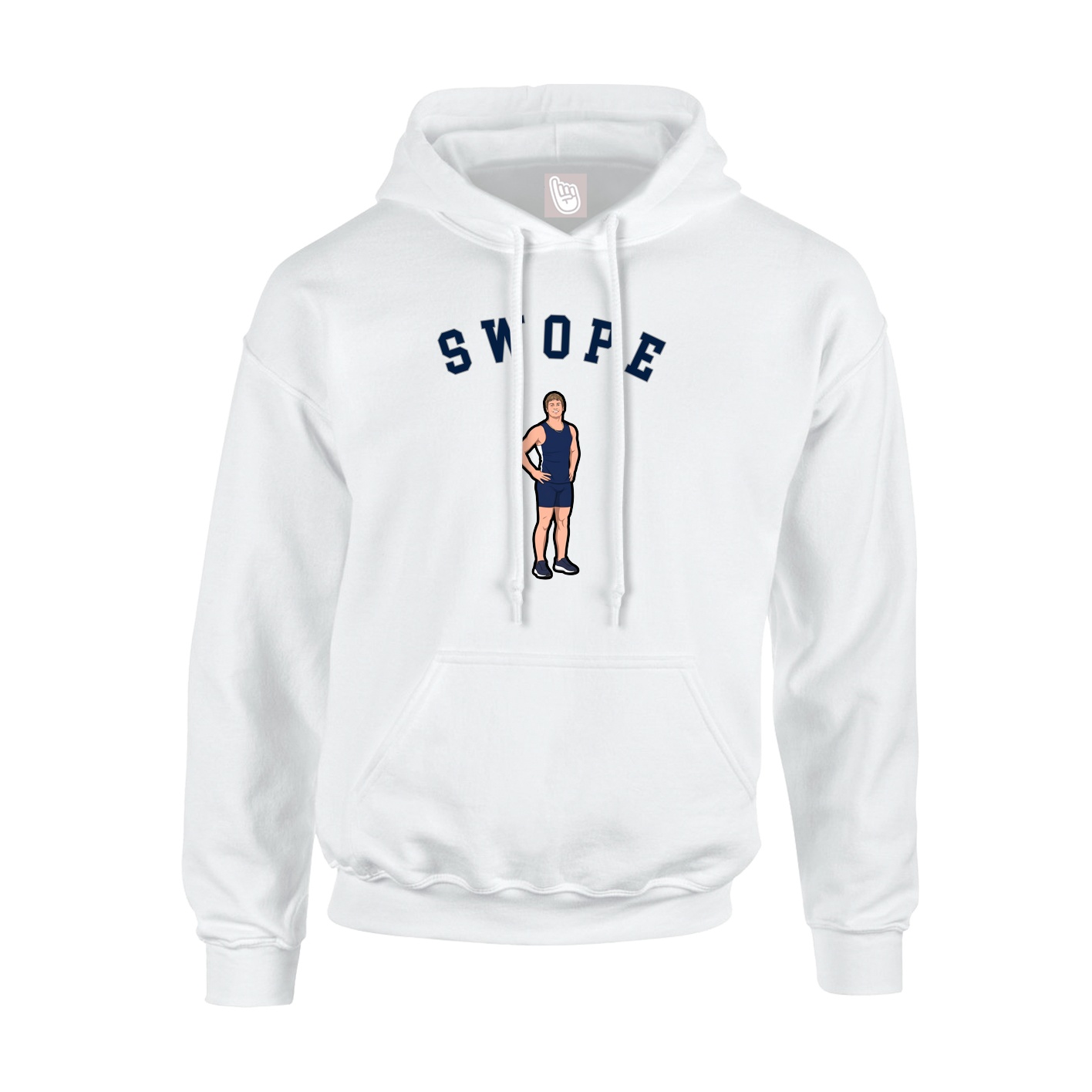 Hoodie — Shirsey Arch in White