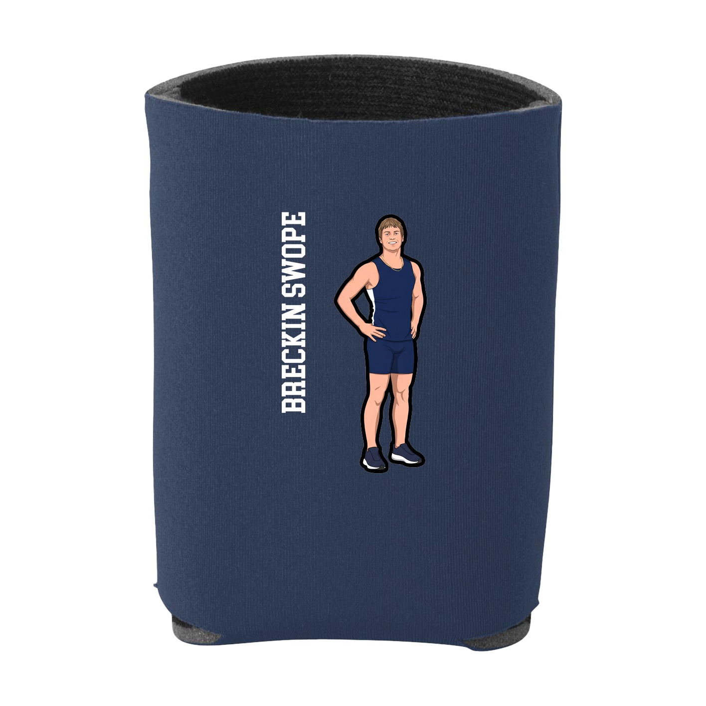 Can Holder — Name Vertical in Navy