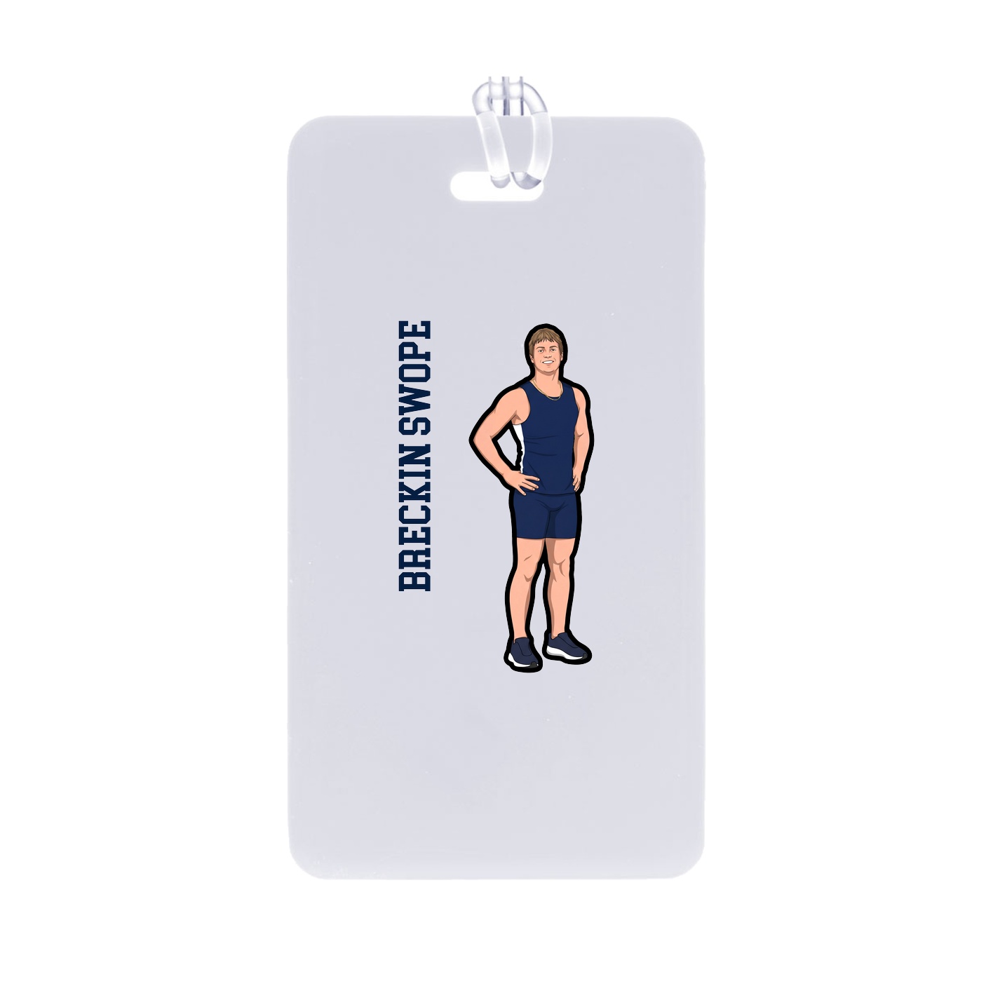 Bag Tag — Name Vertical in Classic