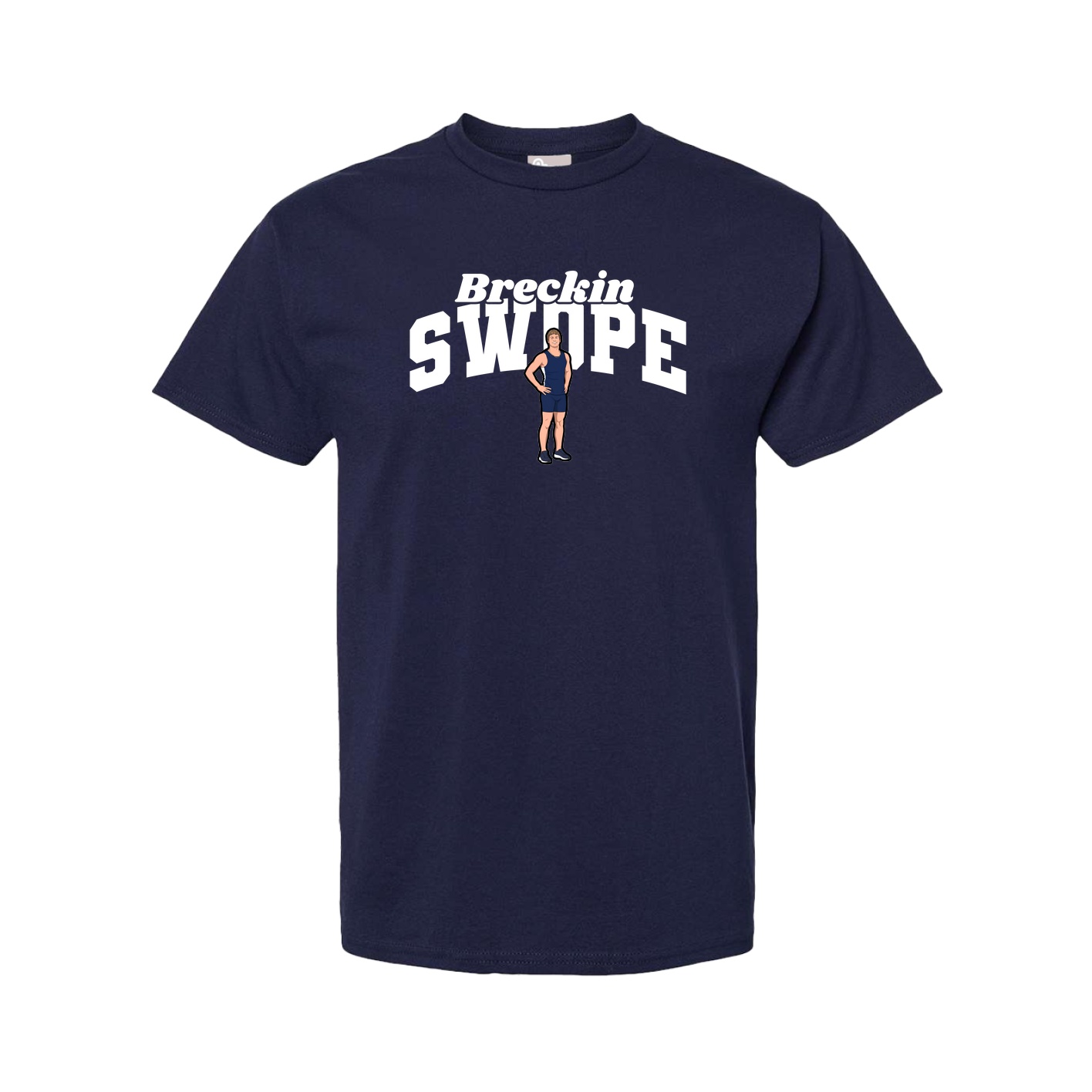 Youth Tee — Signature Arch in Navy