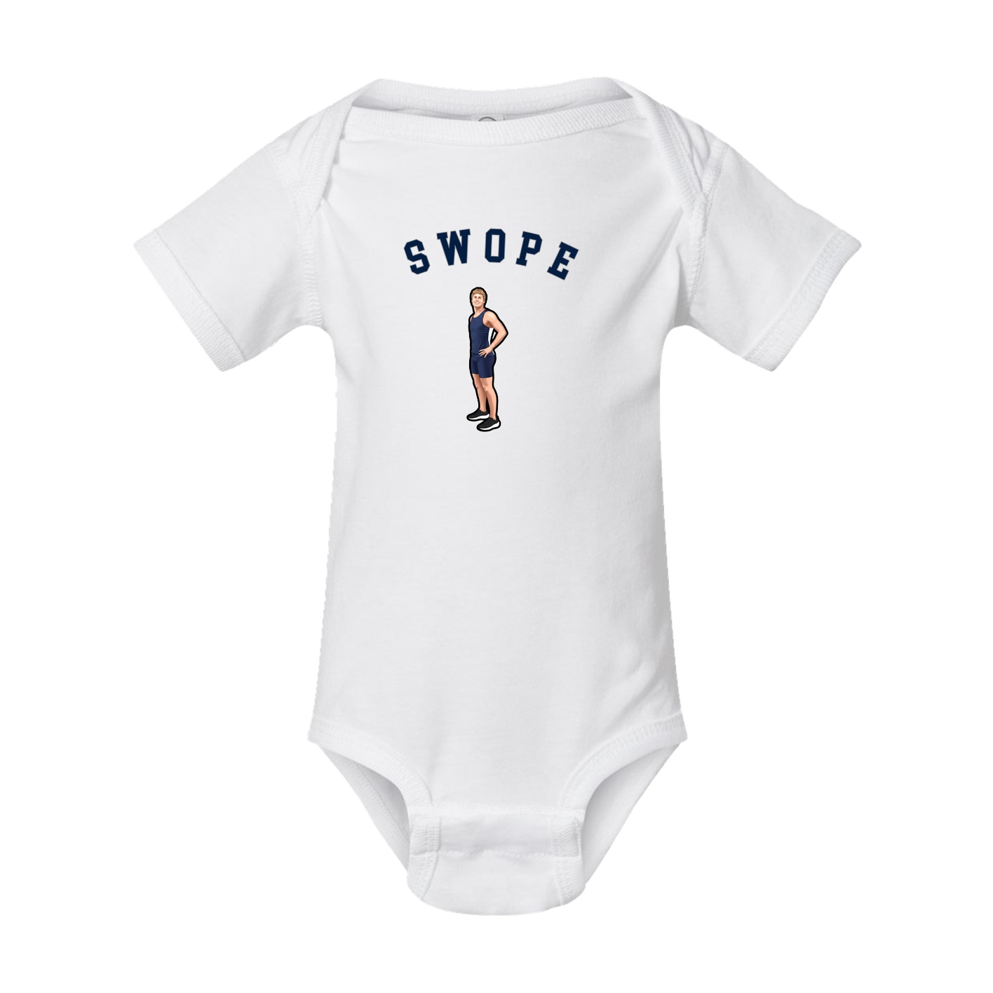 Baby Onesie — Shirsey Arch in White