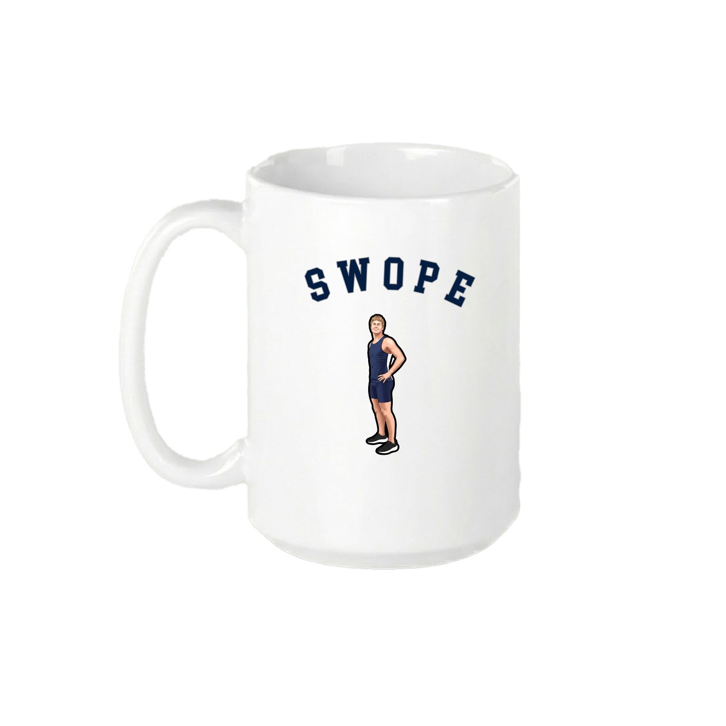 15oz Coffee Mug — Shirsey Arch in White