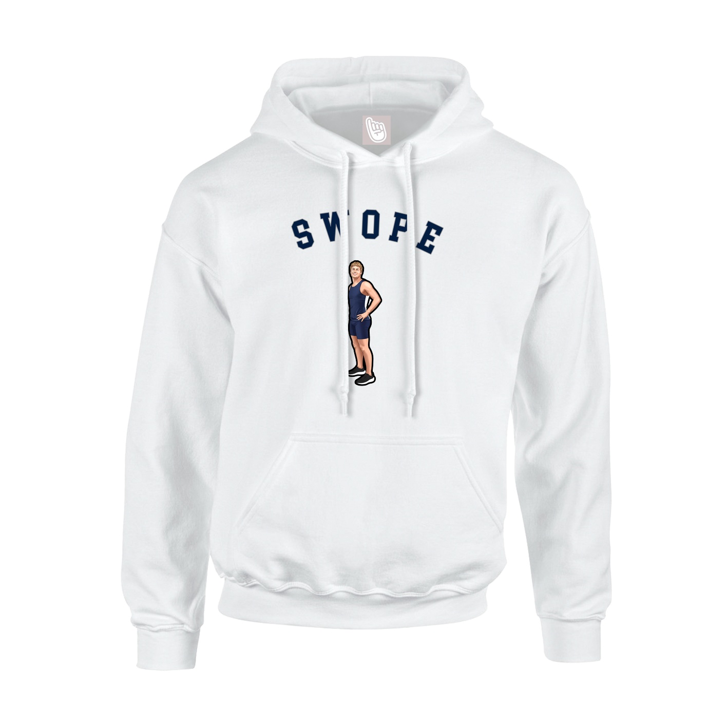 Hoodie — Shirsey Arch in White