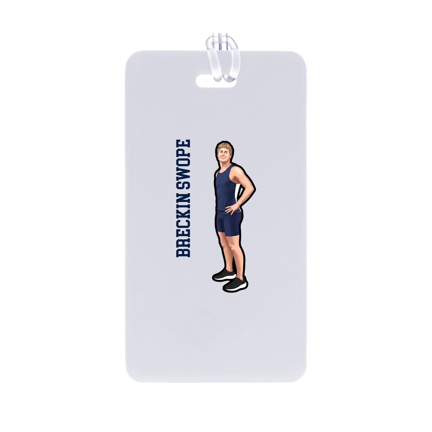 Bag Tag — Name Vertical in Classic