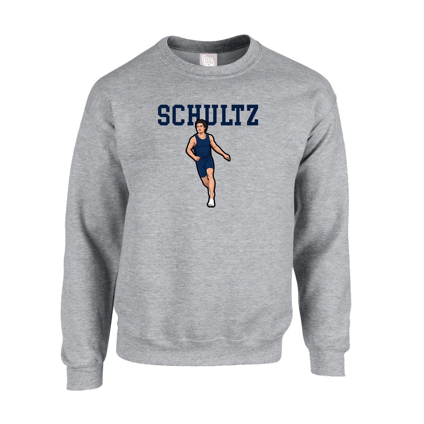 Fleece Crew — Shirsey in Grey