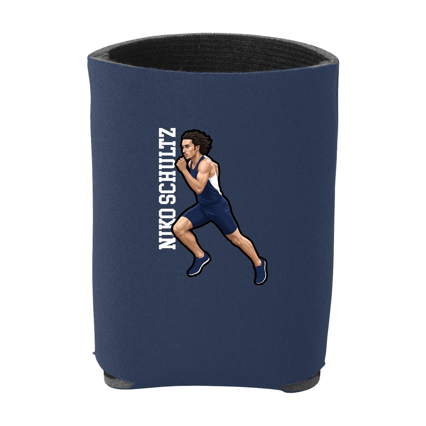 Can Holder — Name Vertical in Navy