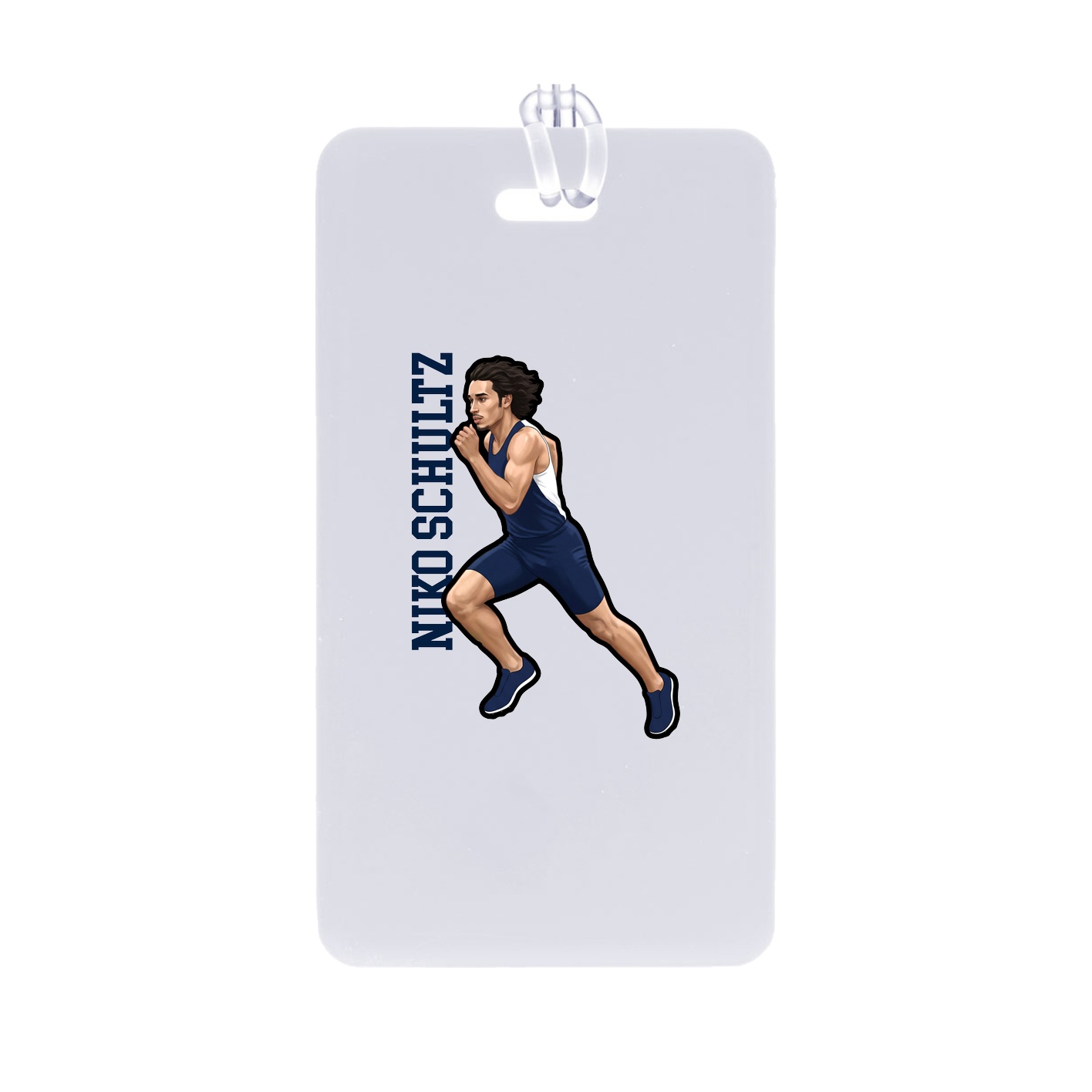 Bag Tag — Name Vertical in Classic