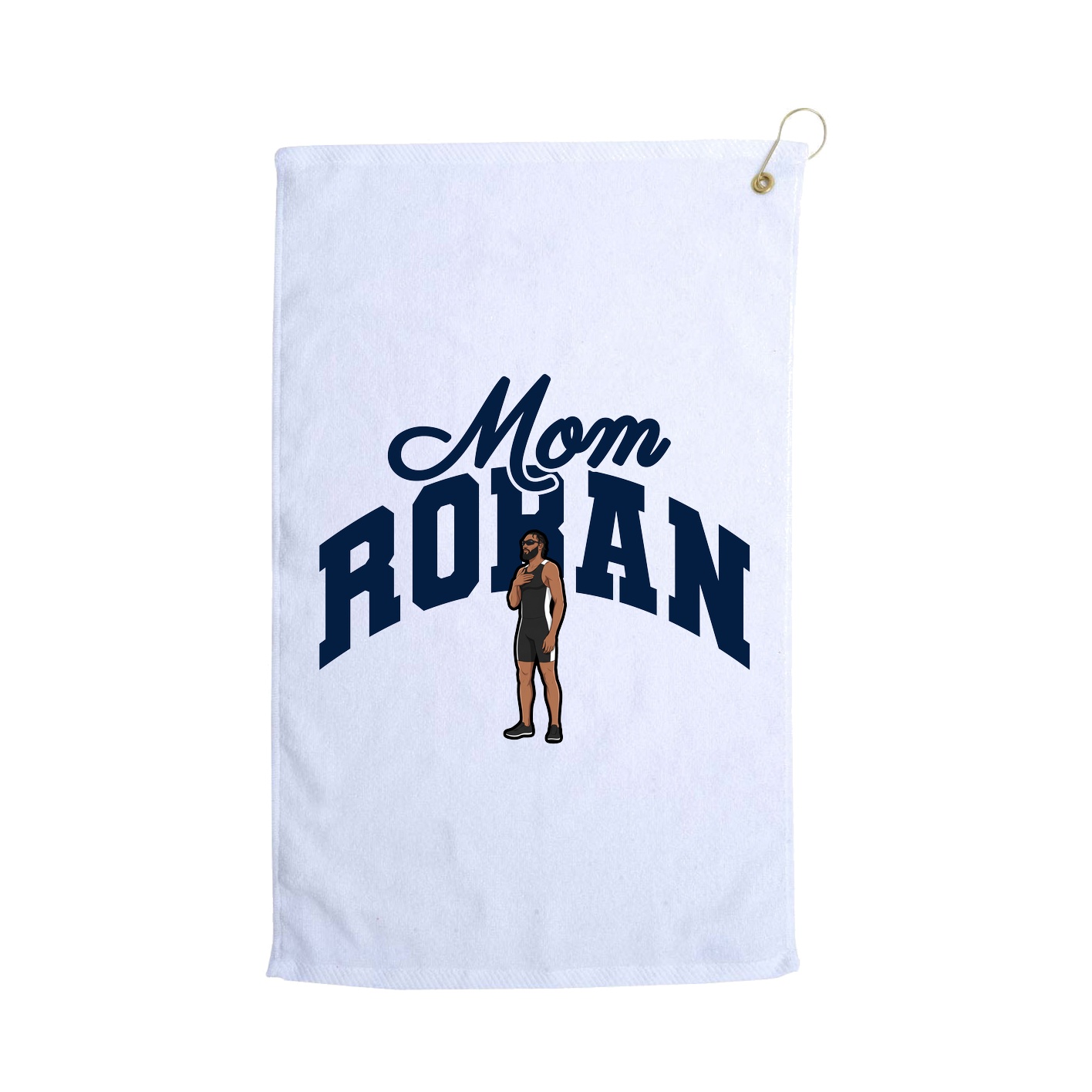 Golf Towel — Mothers Day Arch in White