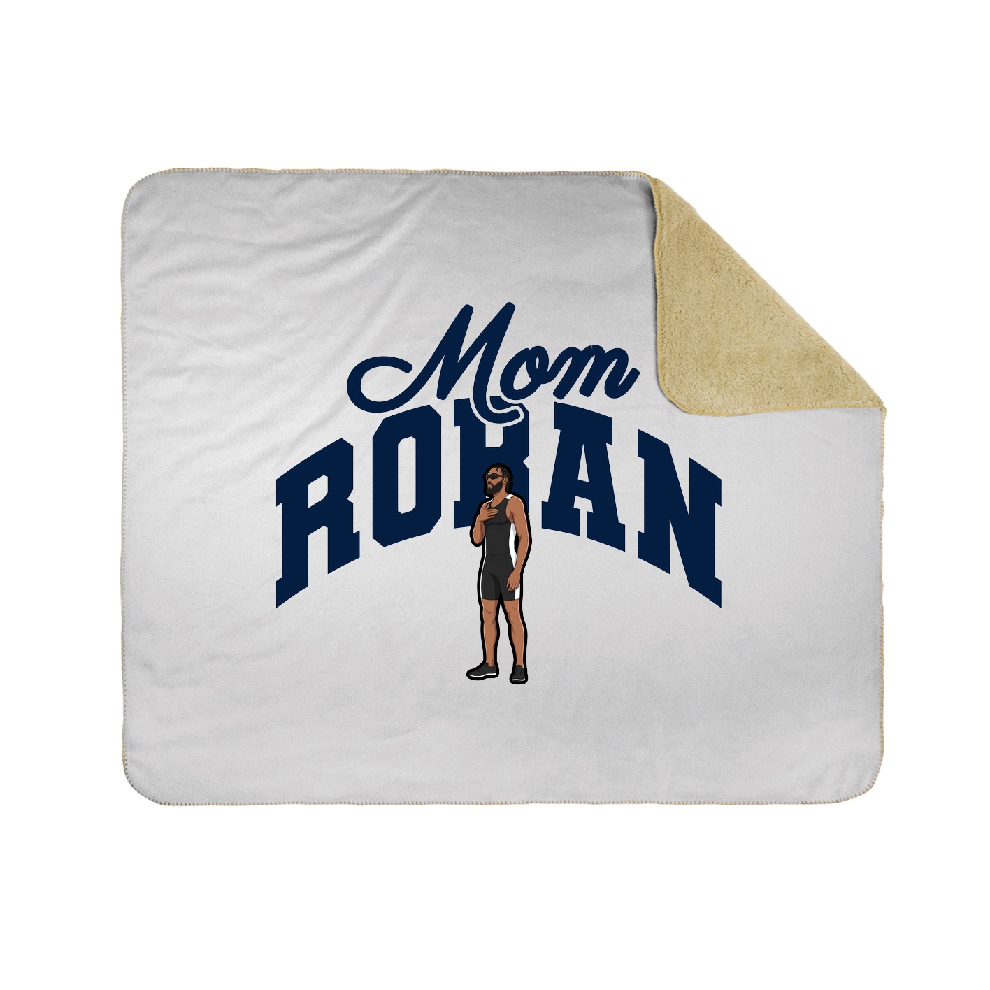 Throw Blanket — Mothers Day Arch in White