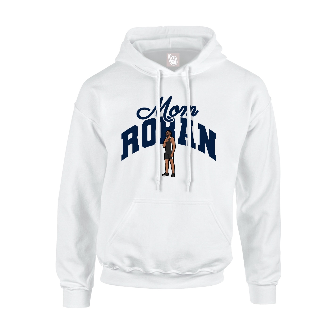 Youth Hoodie — Mothers Day Arch in White