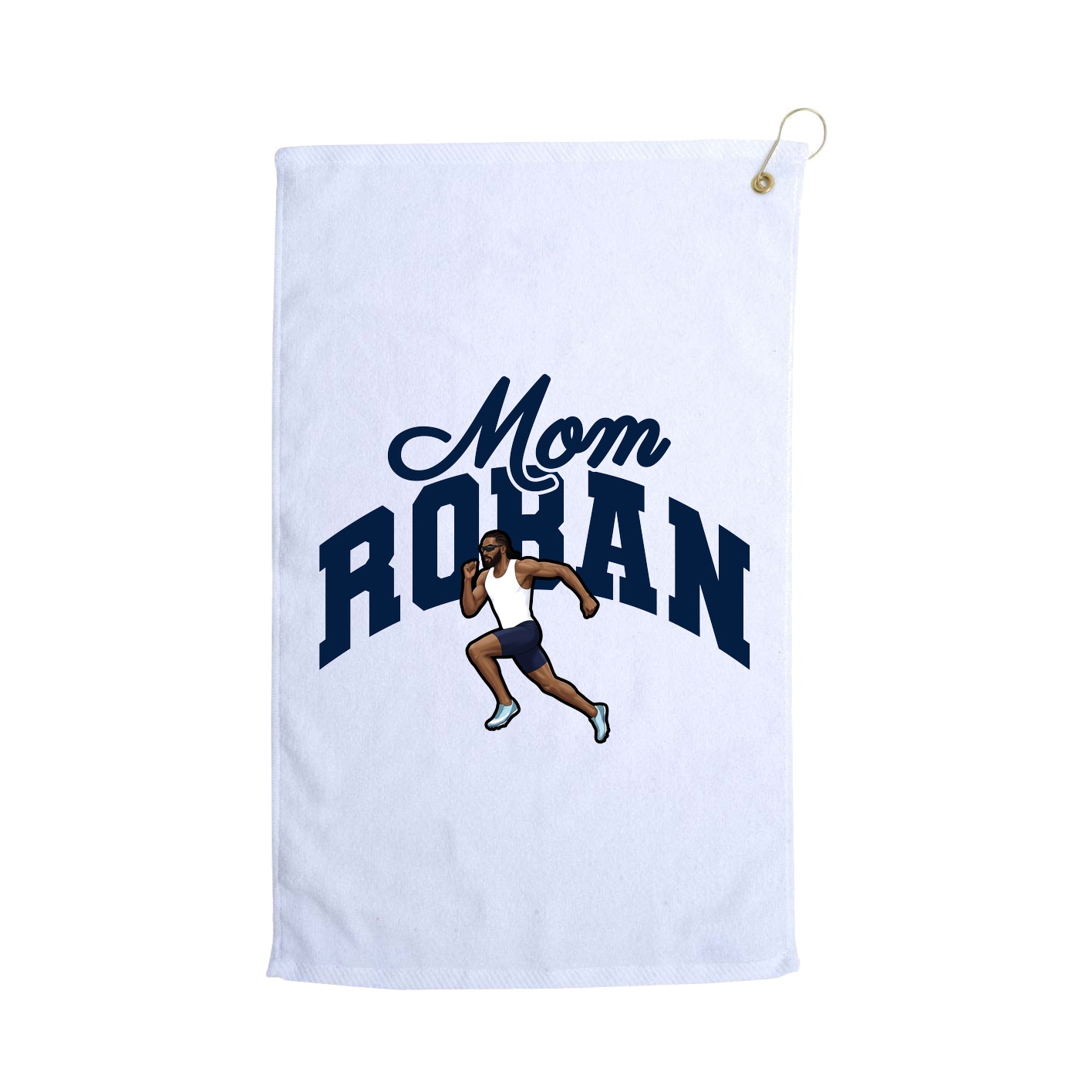 Golf Towel — Mothers Day Arch in White