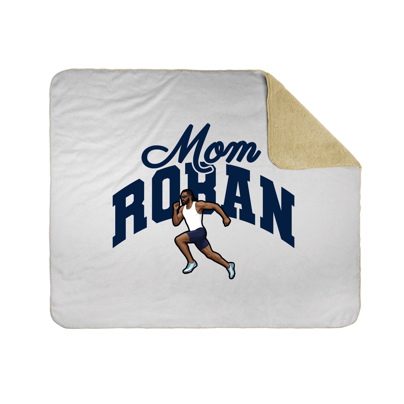 Throw Blanket — Mothers Day Arch in White