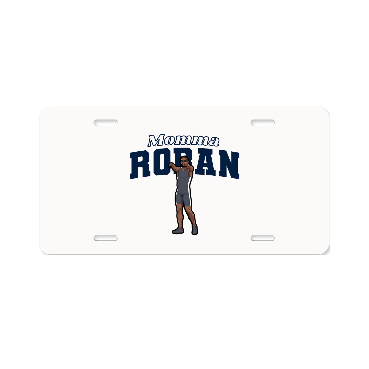 License Plate — Mothers Day Block in Classic