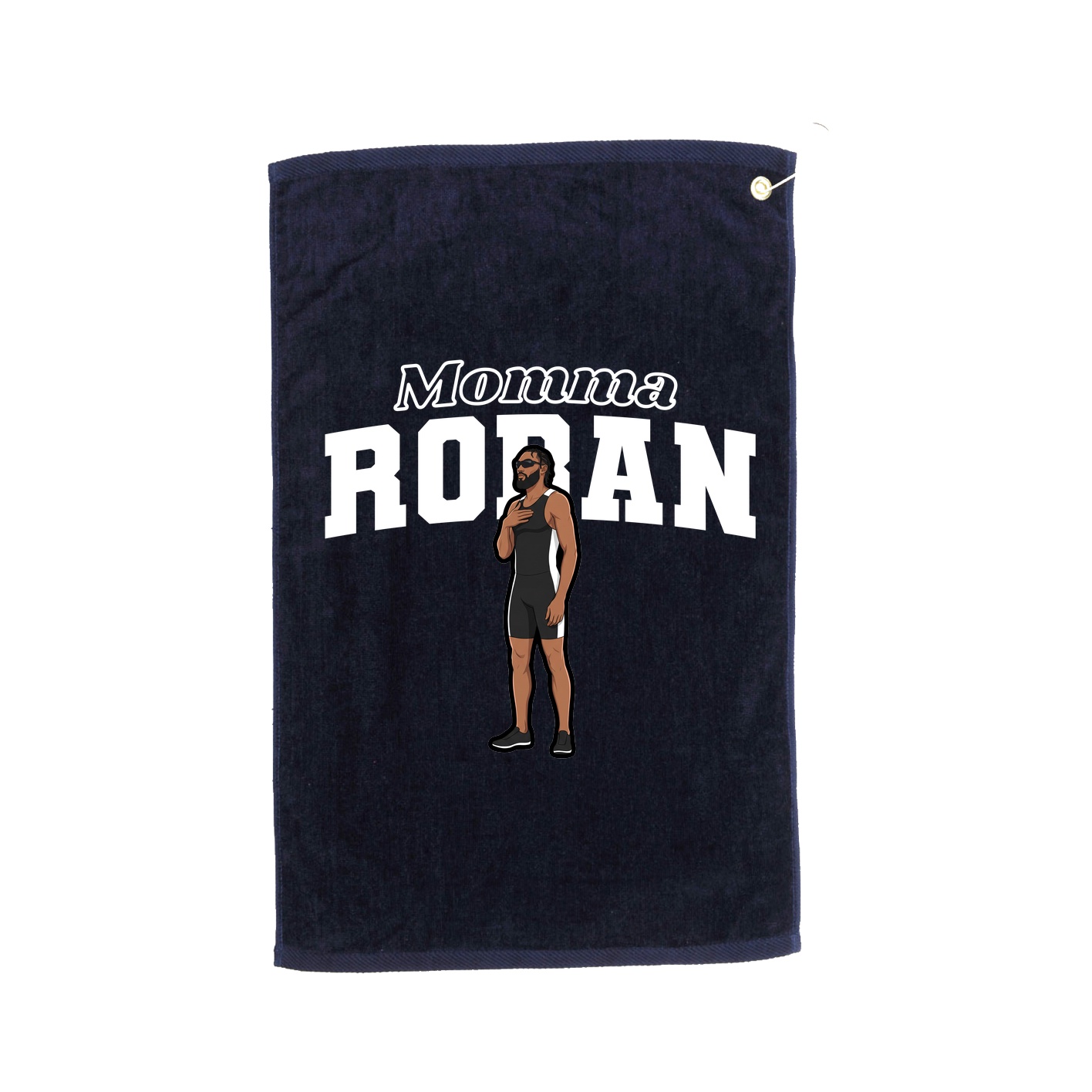 Golf Towel — Mothers Day Block in Navy
