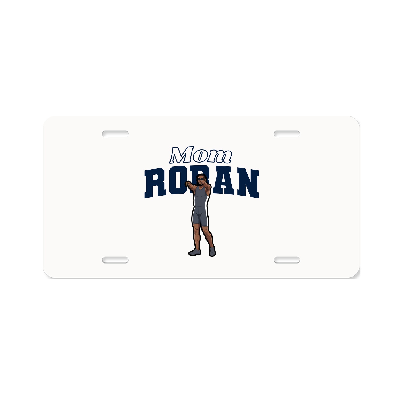License Plate — Mothers Day Block in Classic