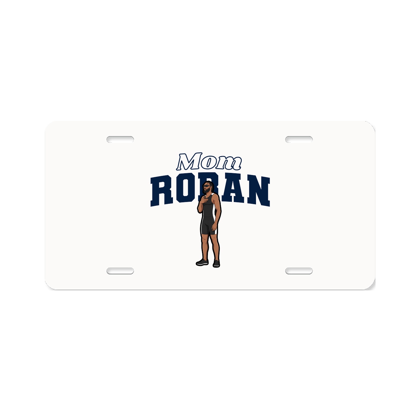 License Plate — Mothers Day Block in Classic