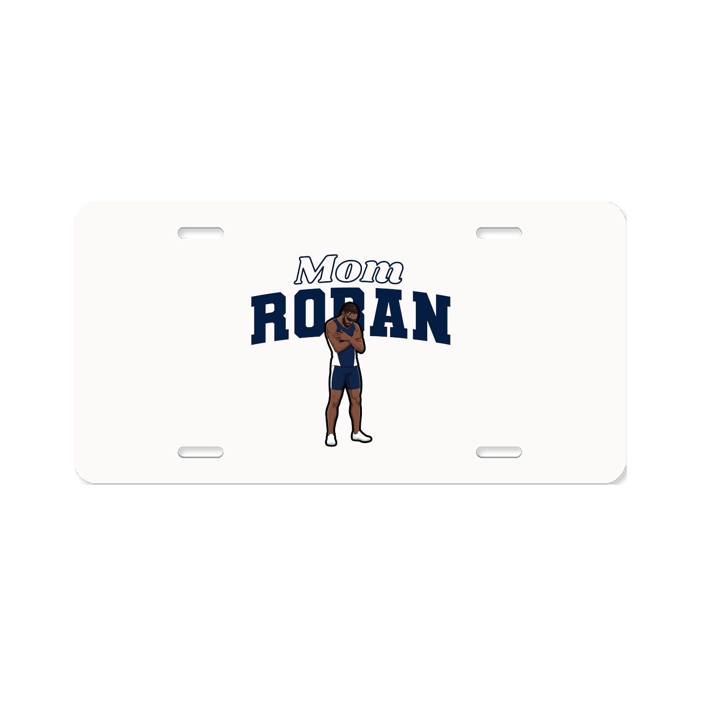 License Plate — Mothers Day Block in Classic