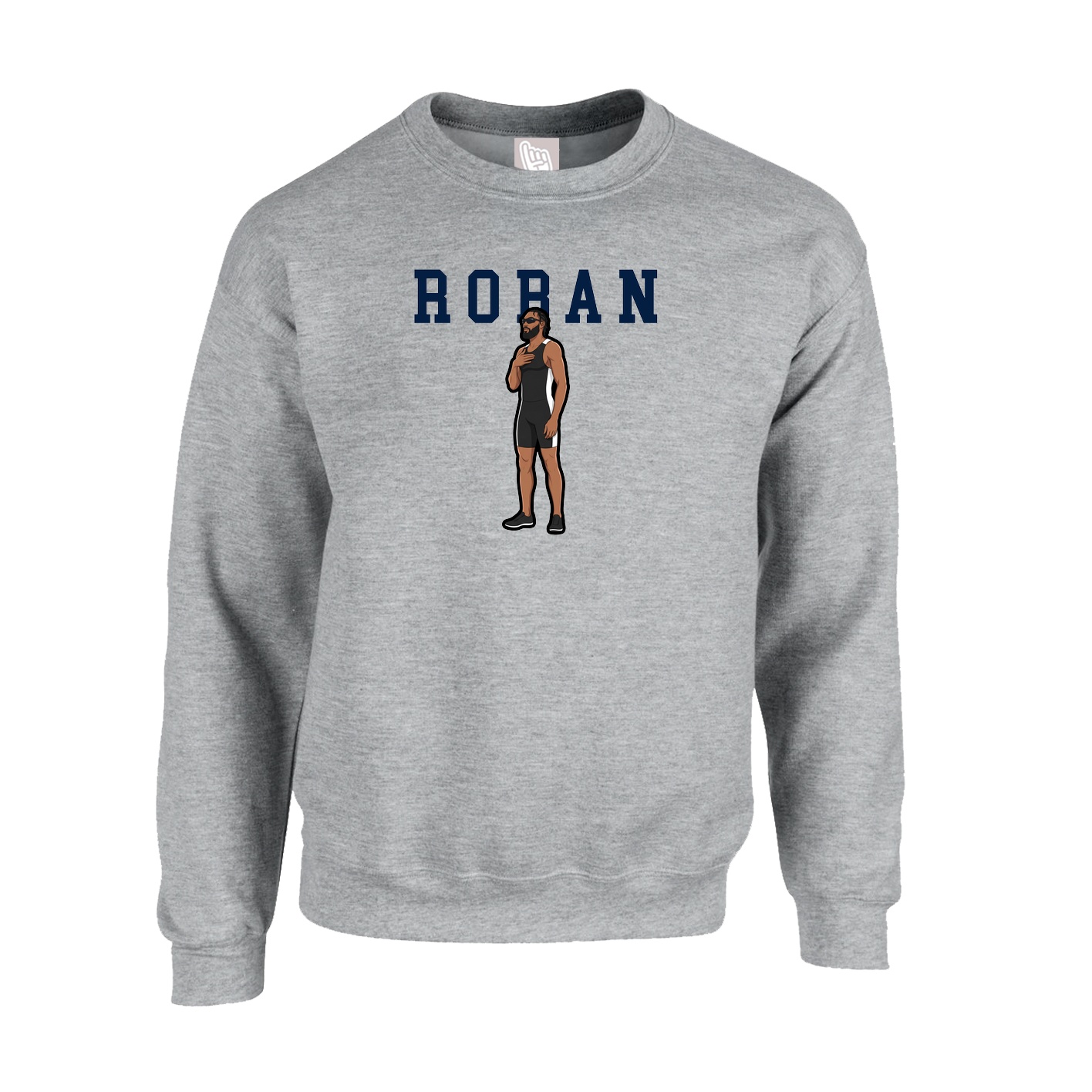Fleece Crew — Shirsey in Grey