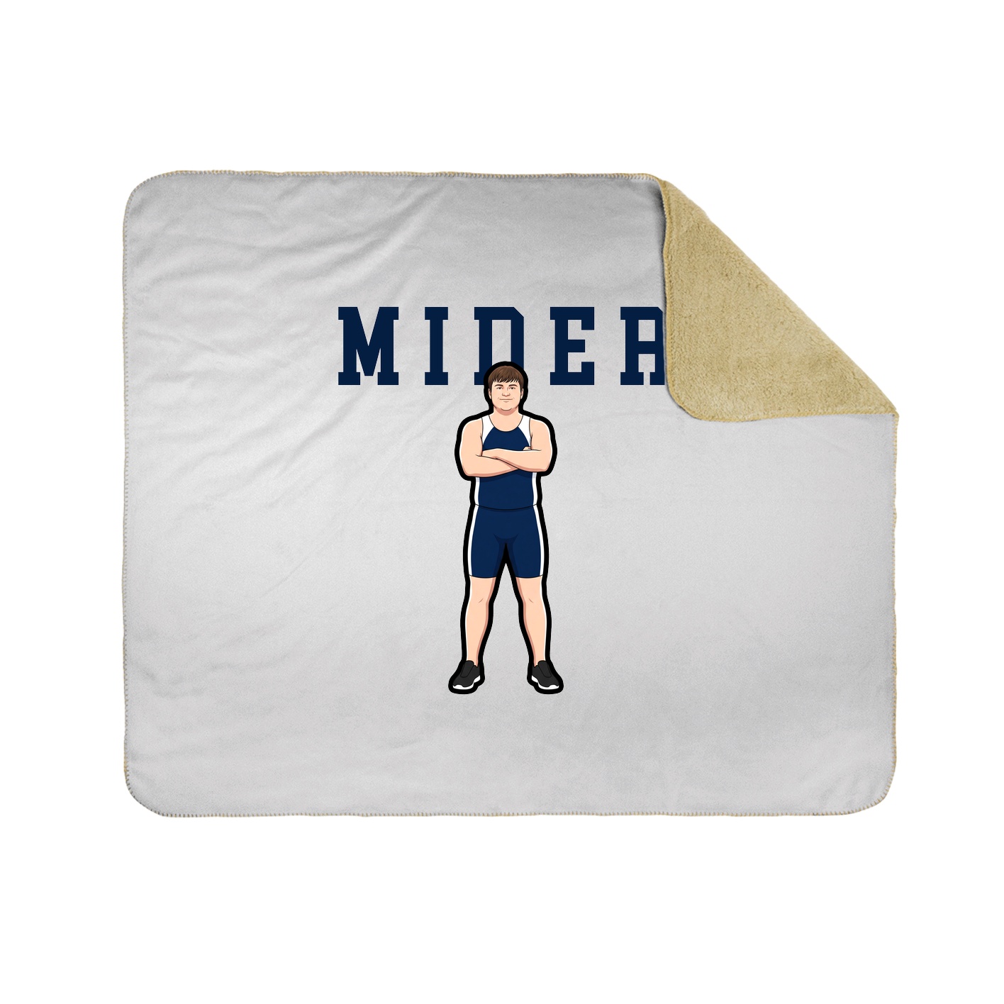 Throw Blanket — Shirsey in White
