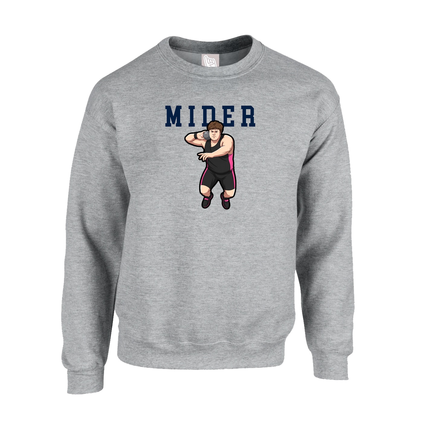 Fleece Crew — Shirsey in Grey