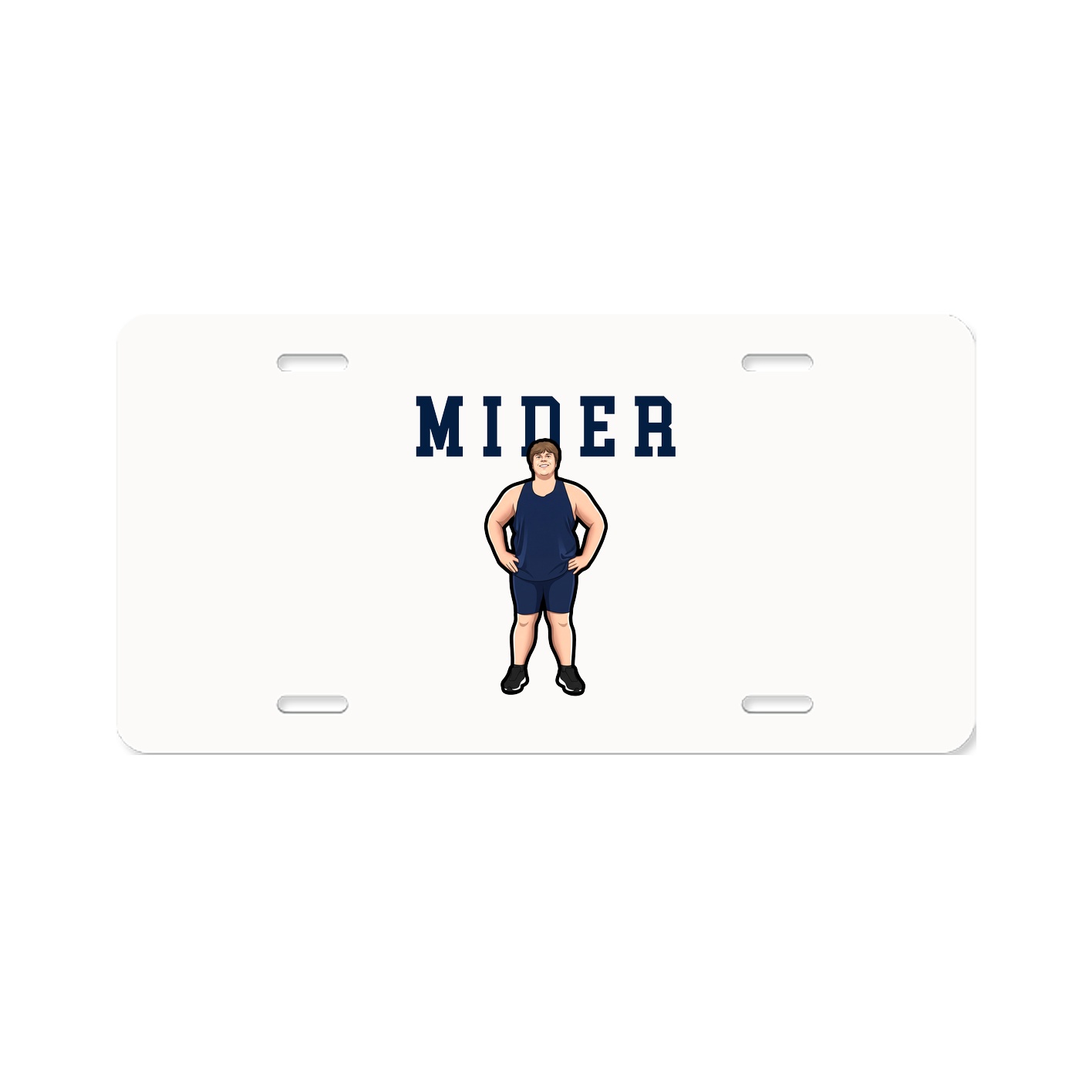 License Plate — Shirsey in Classic