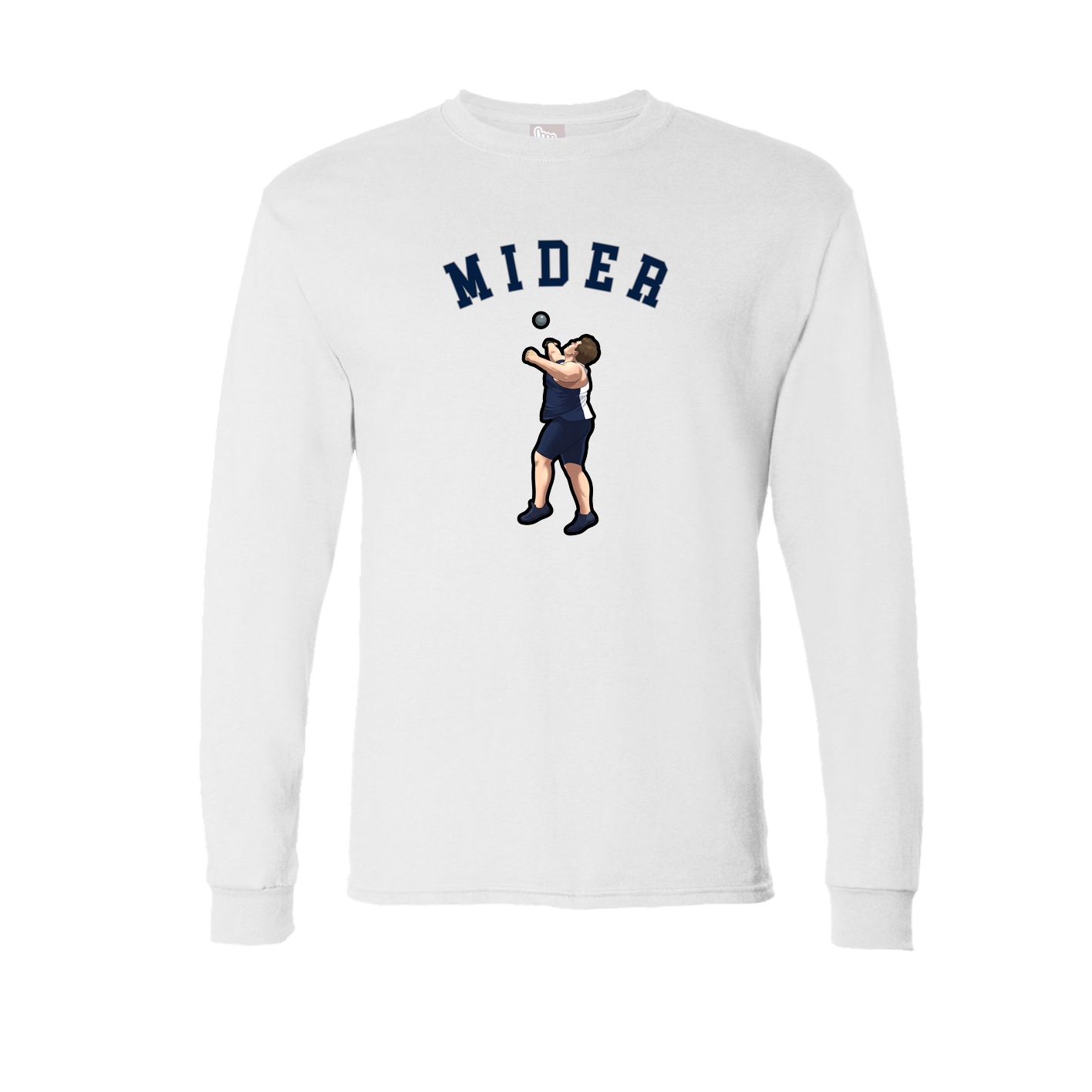 Long Sleeve Tee — Shirsey Arch in White