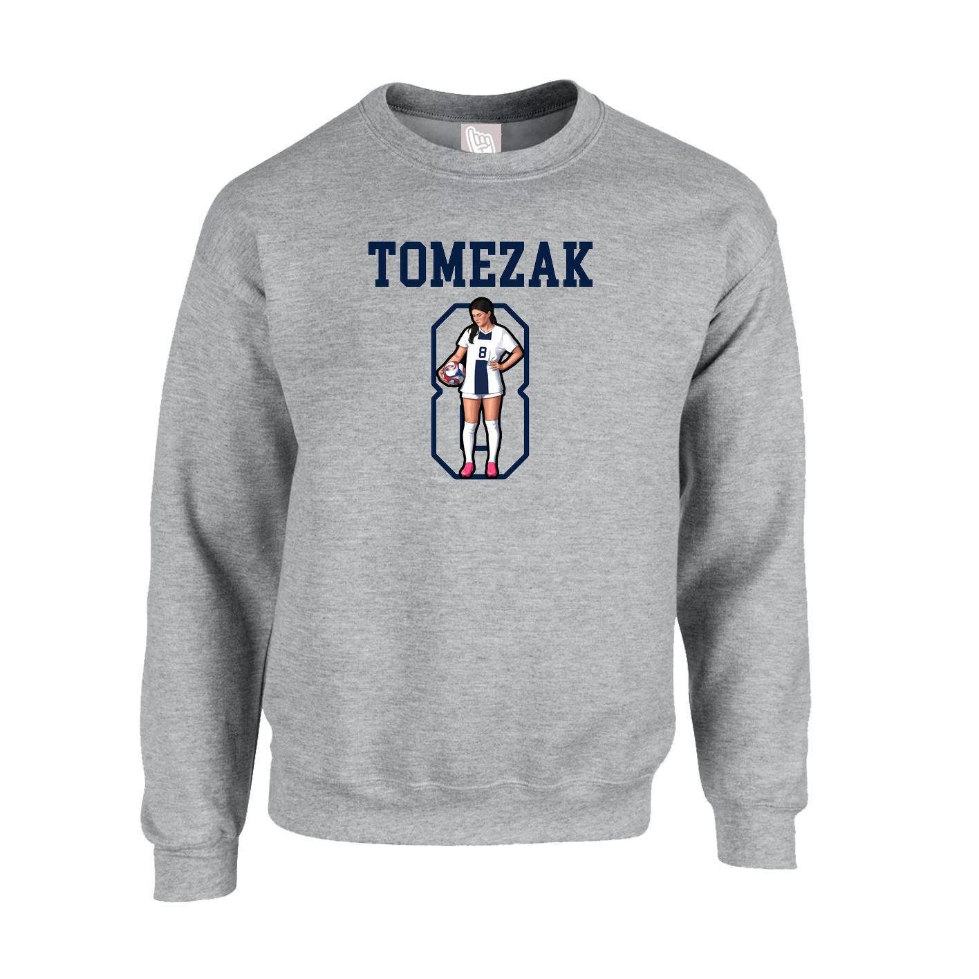 Fleece Crew — Shirsey in Grey