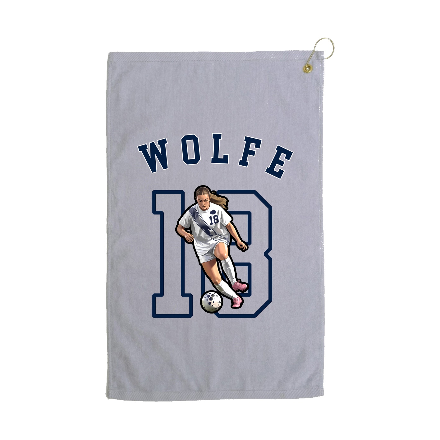Golf Towel — Shirsey Arch in Grey