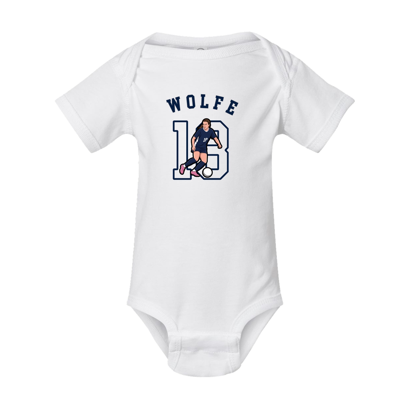 Baby Onesie — Shirsey Arch in White
