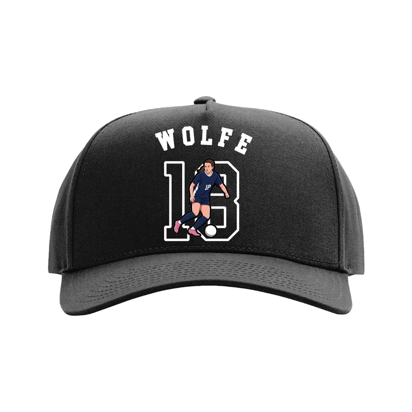 Full Fabric Five-Panel Champ Cap
