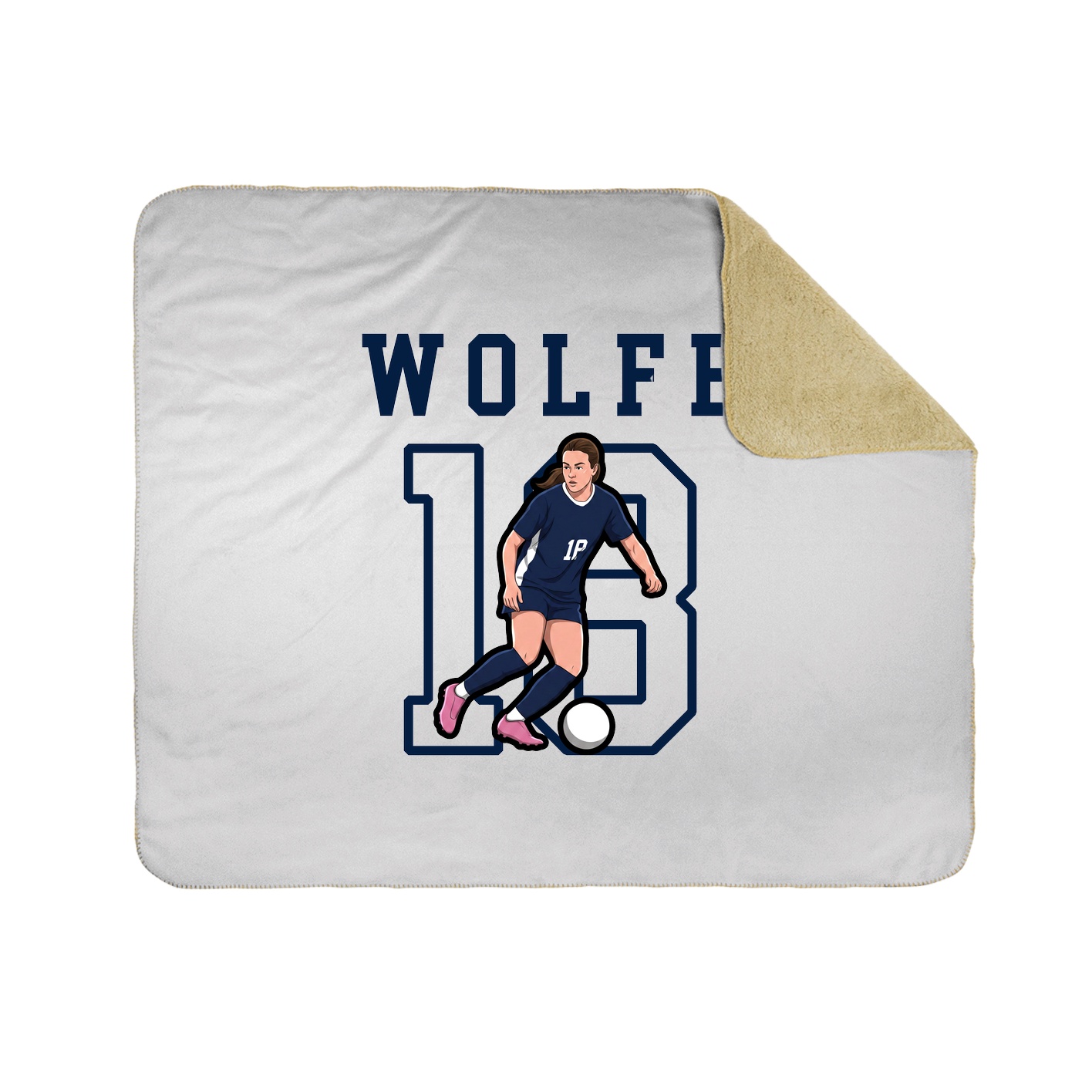 Throw Blanket — Shirsey in White