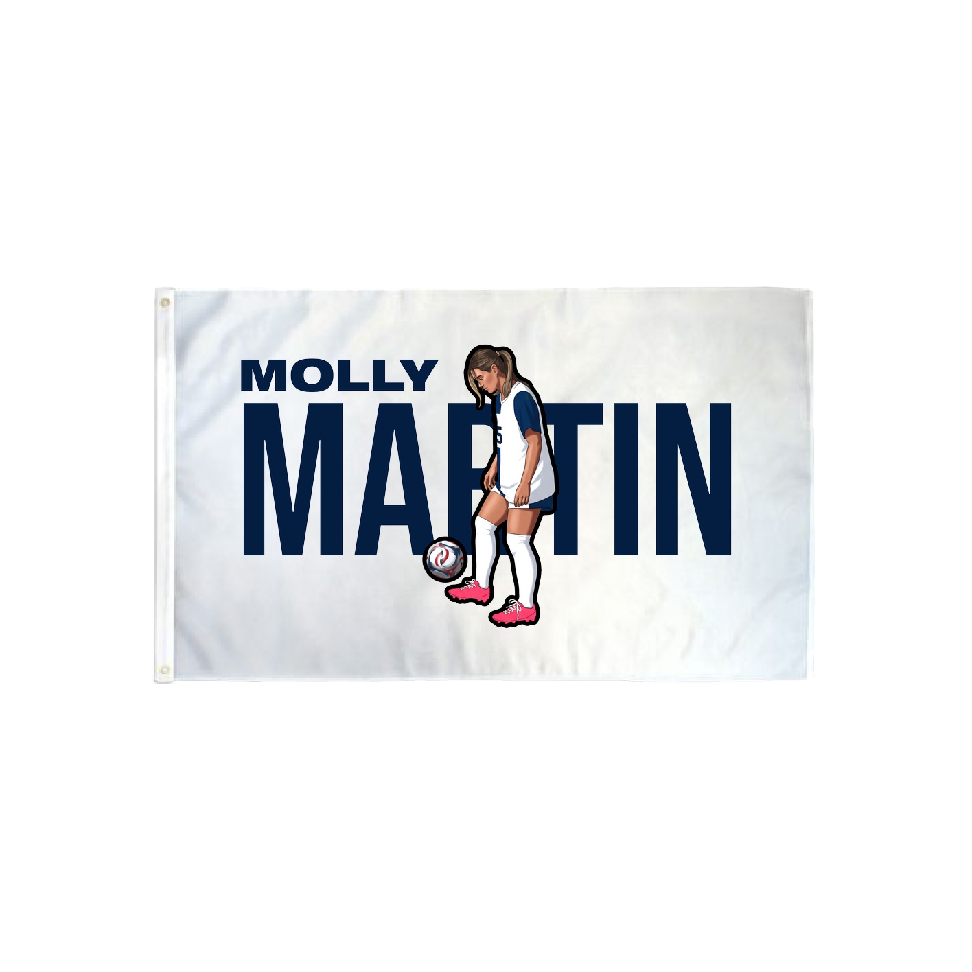 3x5 Flag — Player Name in Classic