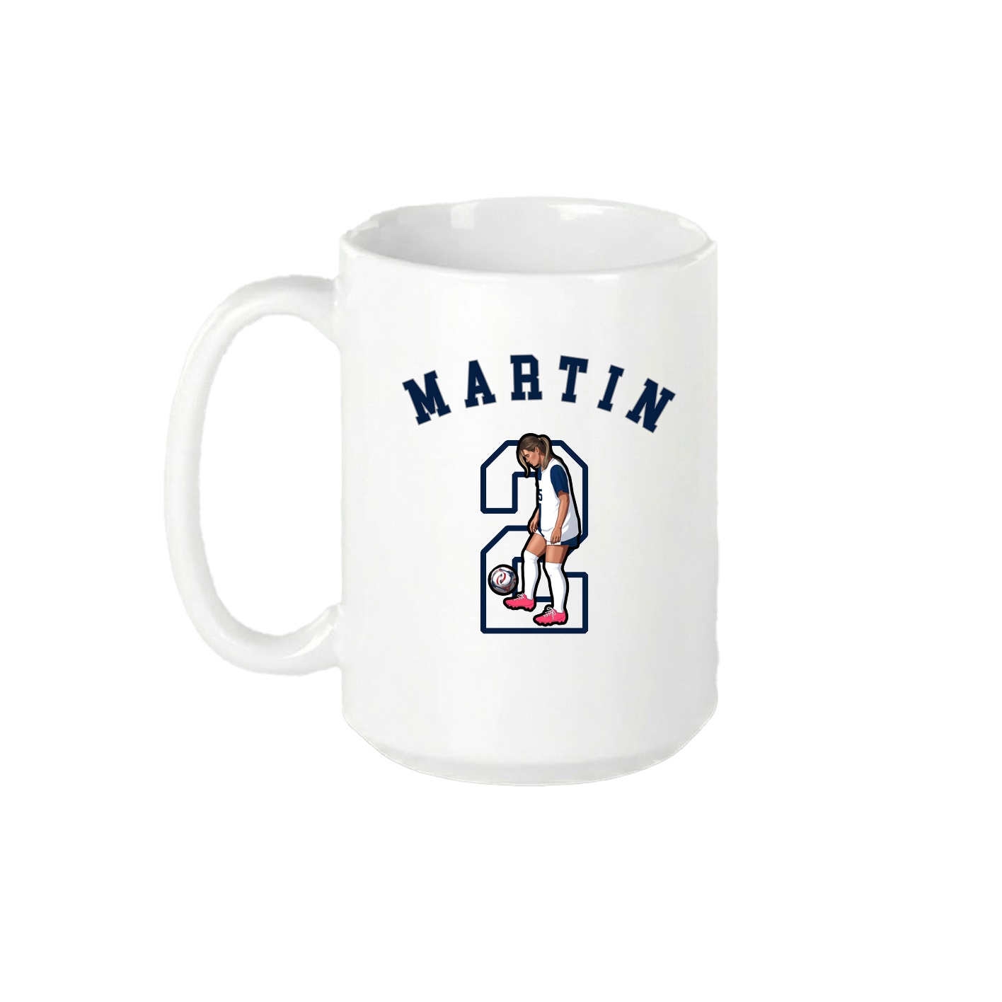 15oz Coffee Mug — Shirsey Arch in White