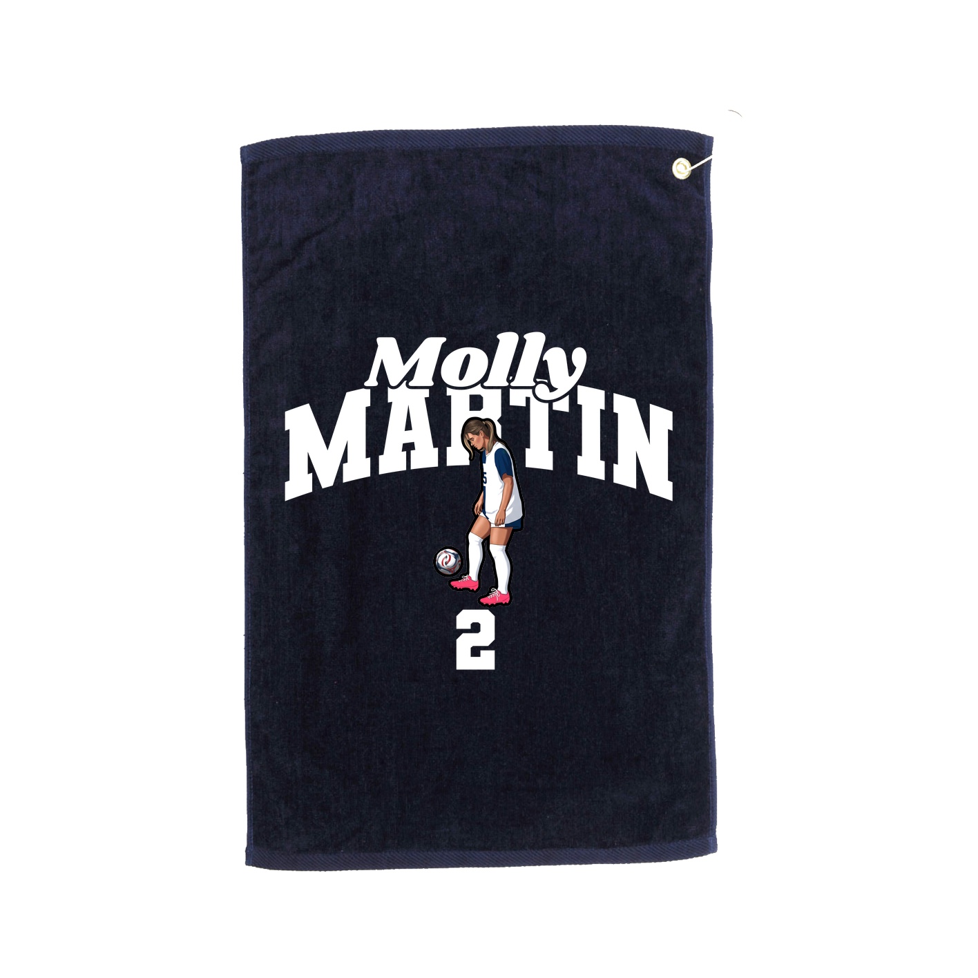 Golf Towel — Signature Arch in Navy