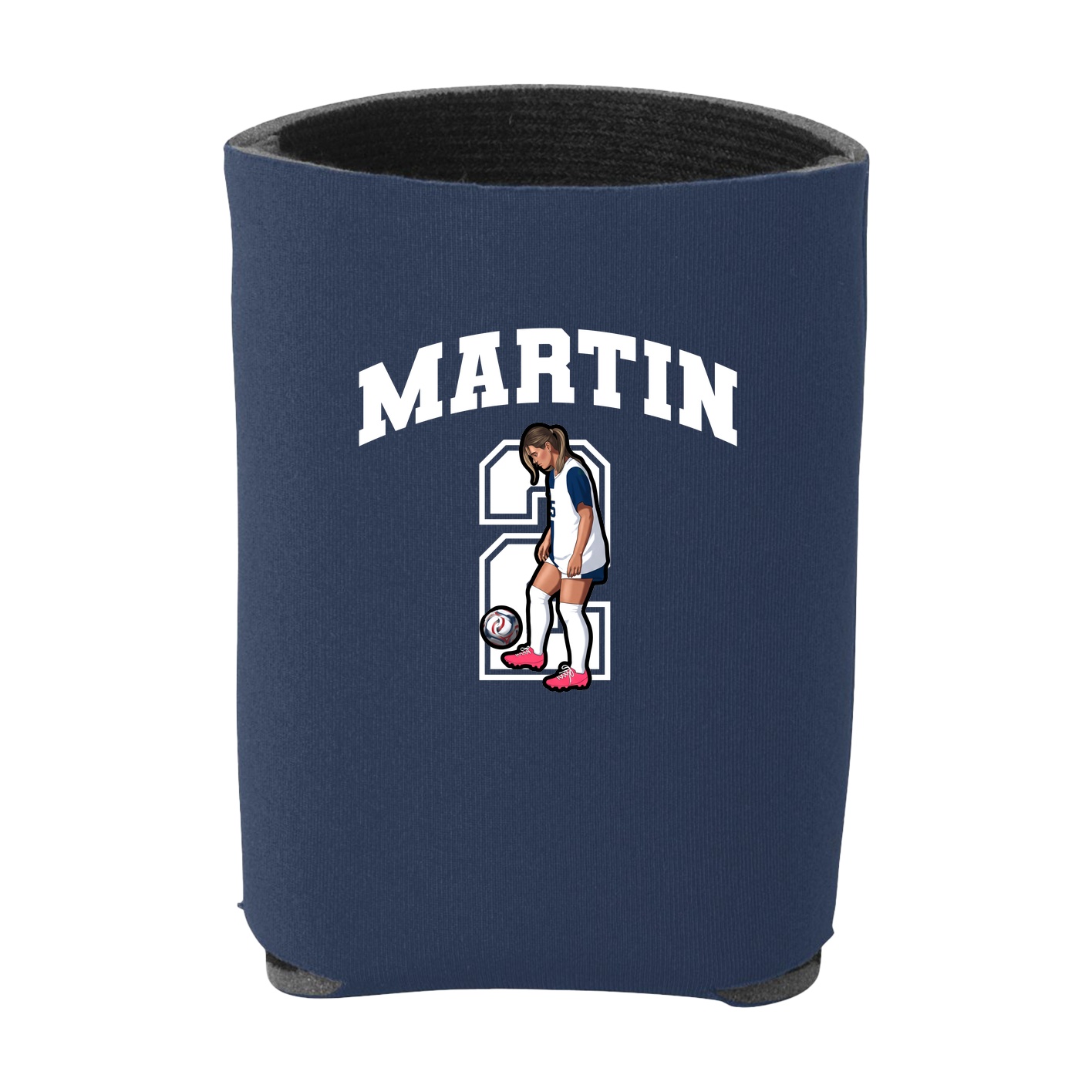 Can Holder — Number in Navy