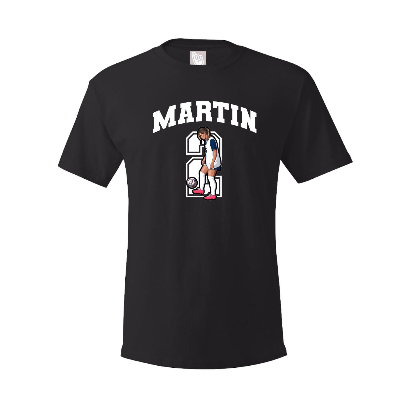 Youth Tee — Number in Black