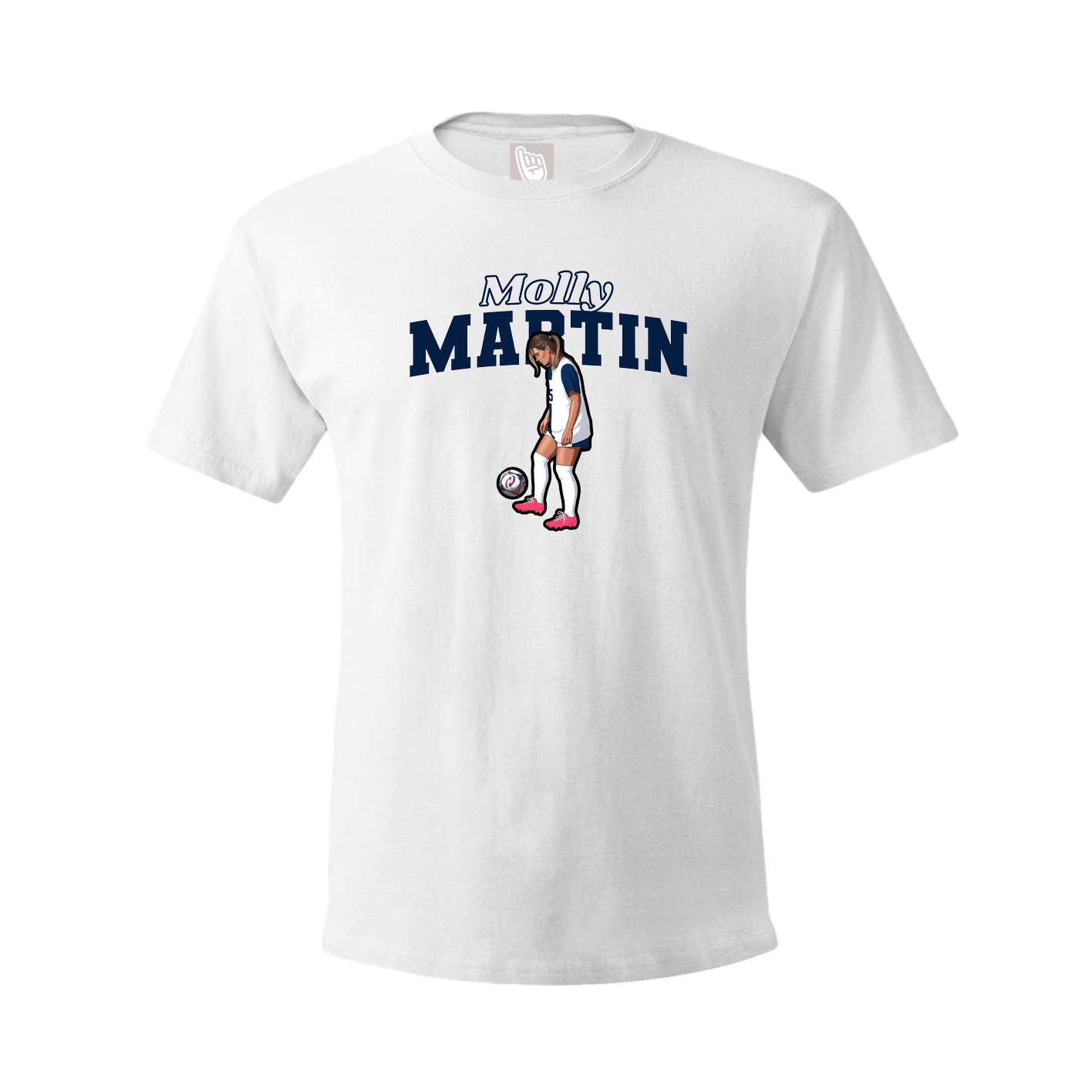 Tee — Name Arch in White