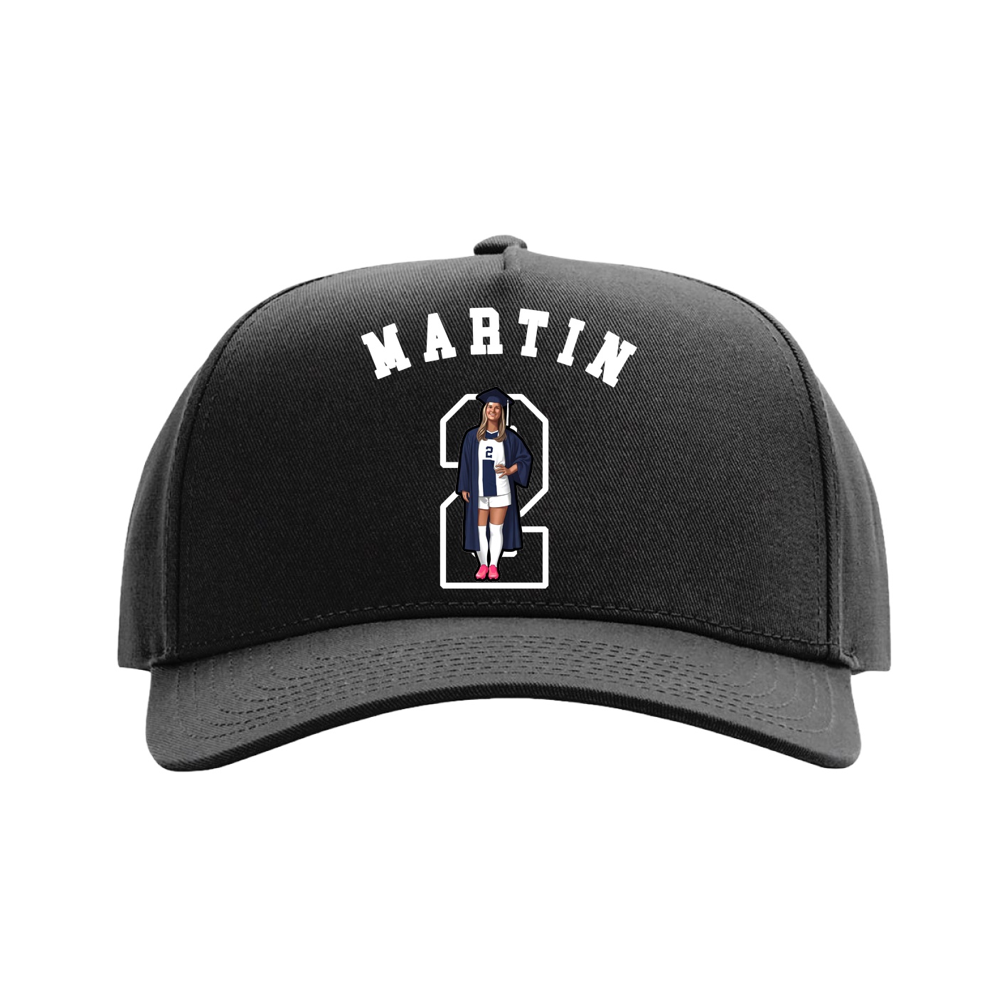 Full Fabric Five-Panel Champ Cap