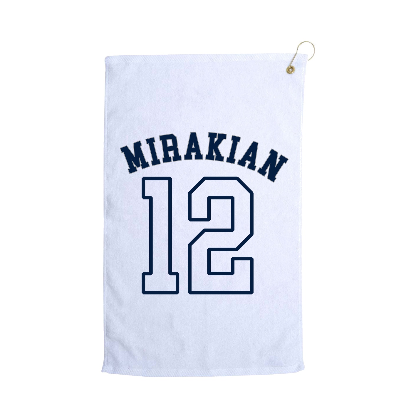 Golf Towel — Shirsey Arch in White