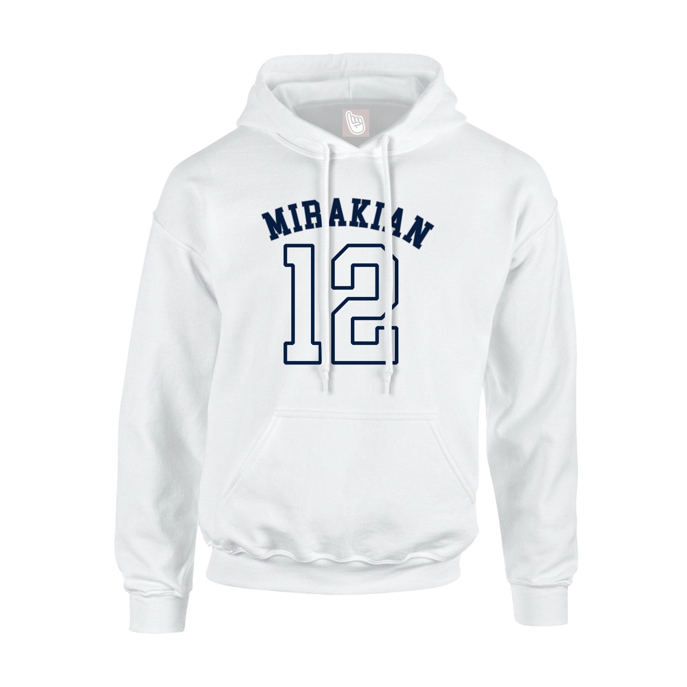 Hoodie — Shirsey Arch in White