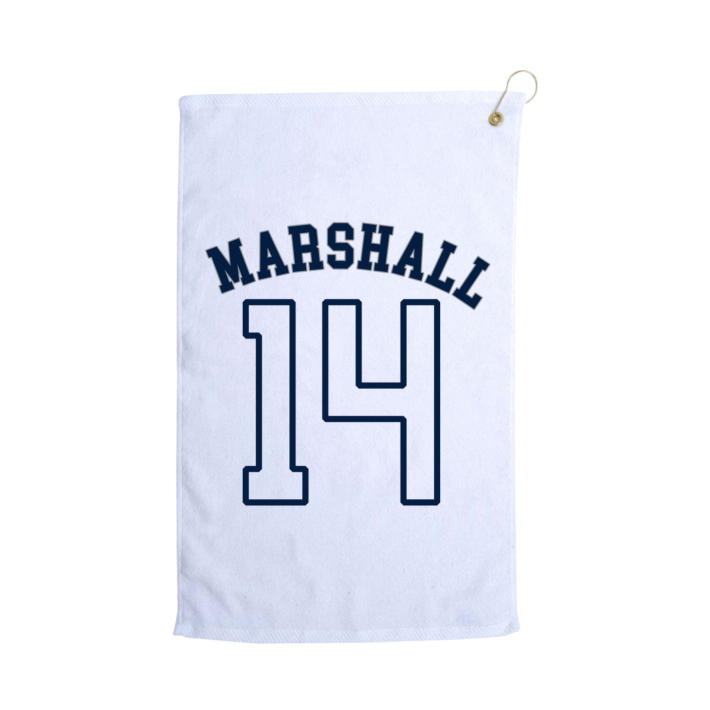 Golf Towel — Shirsey Arch in White