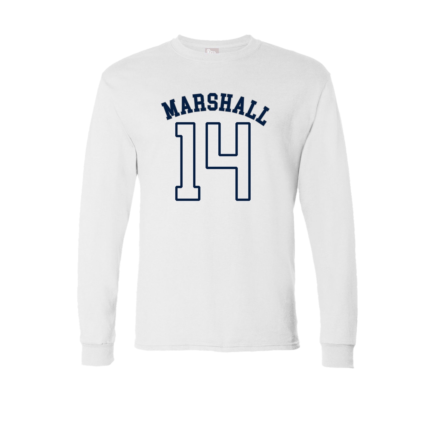 Long Sleeve Tee — Shirsey Arch in White