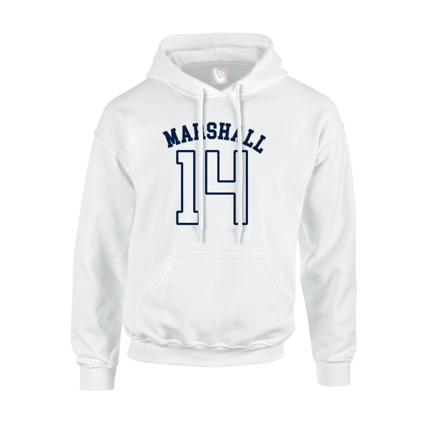 Hoodie — Shirsey Arch in White