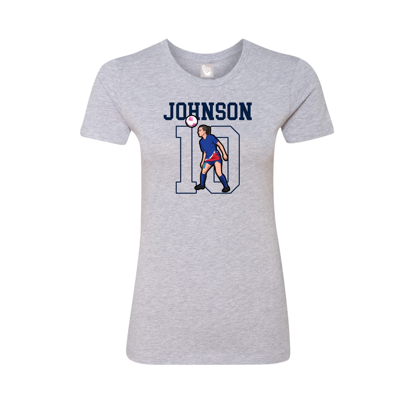 Fitted Women's Tee — Shirsey in Grey