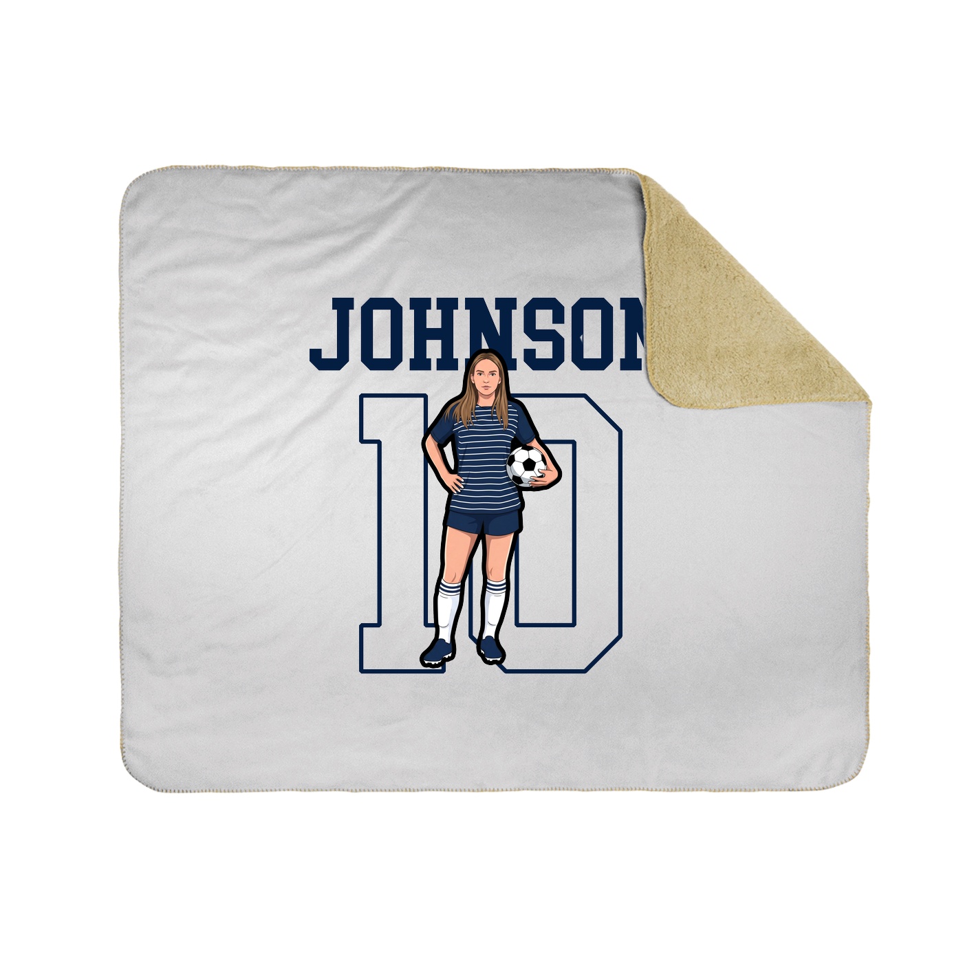 Throw Blanket — Shirsey in White