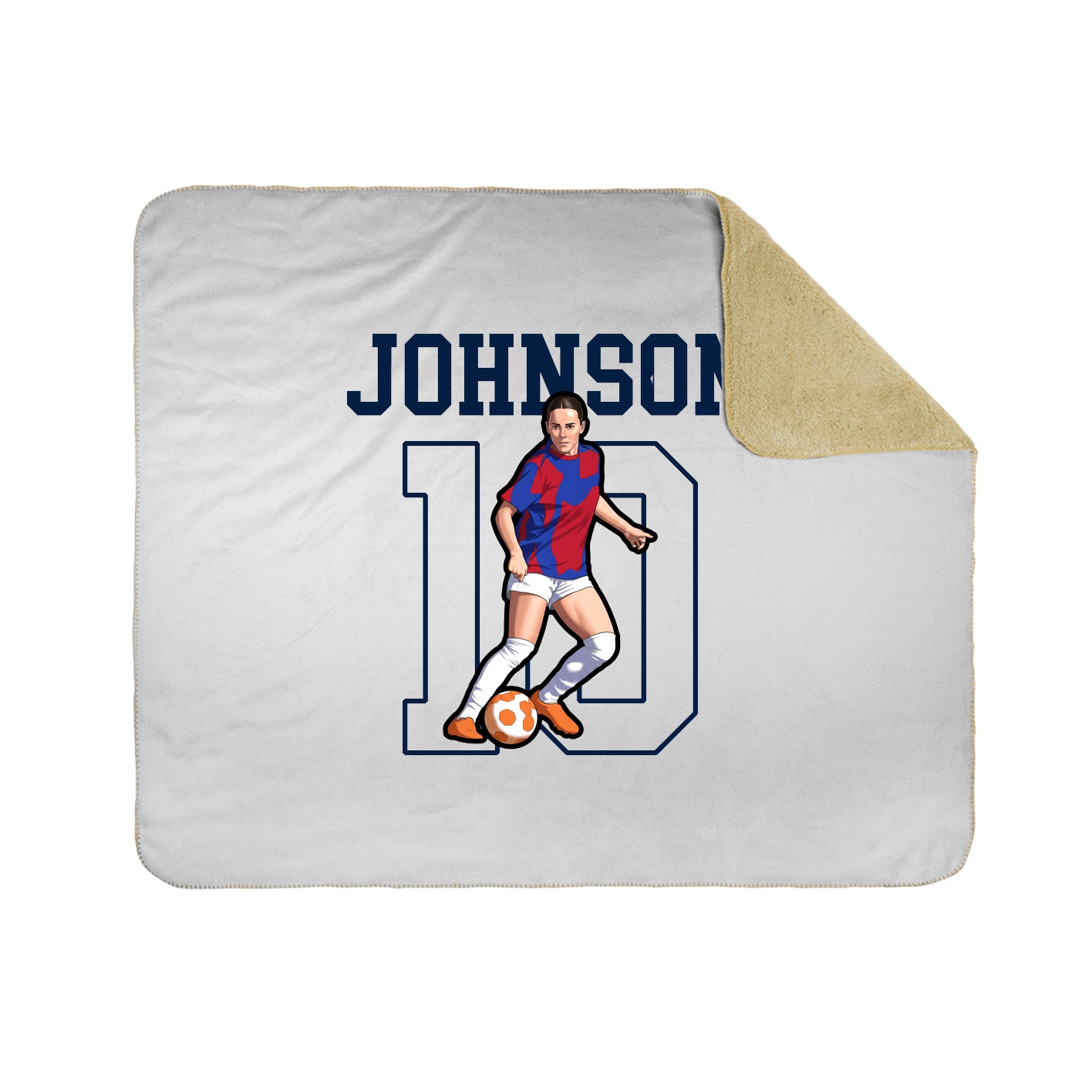 Throw Blanket — Shirsey in White