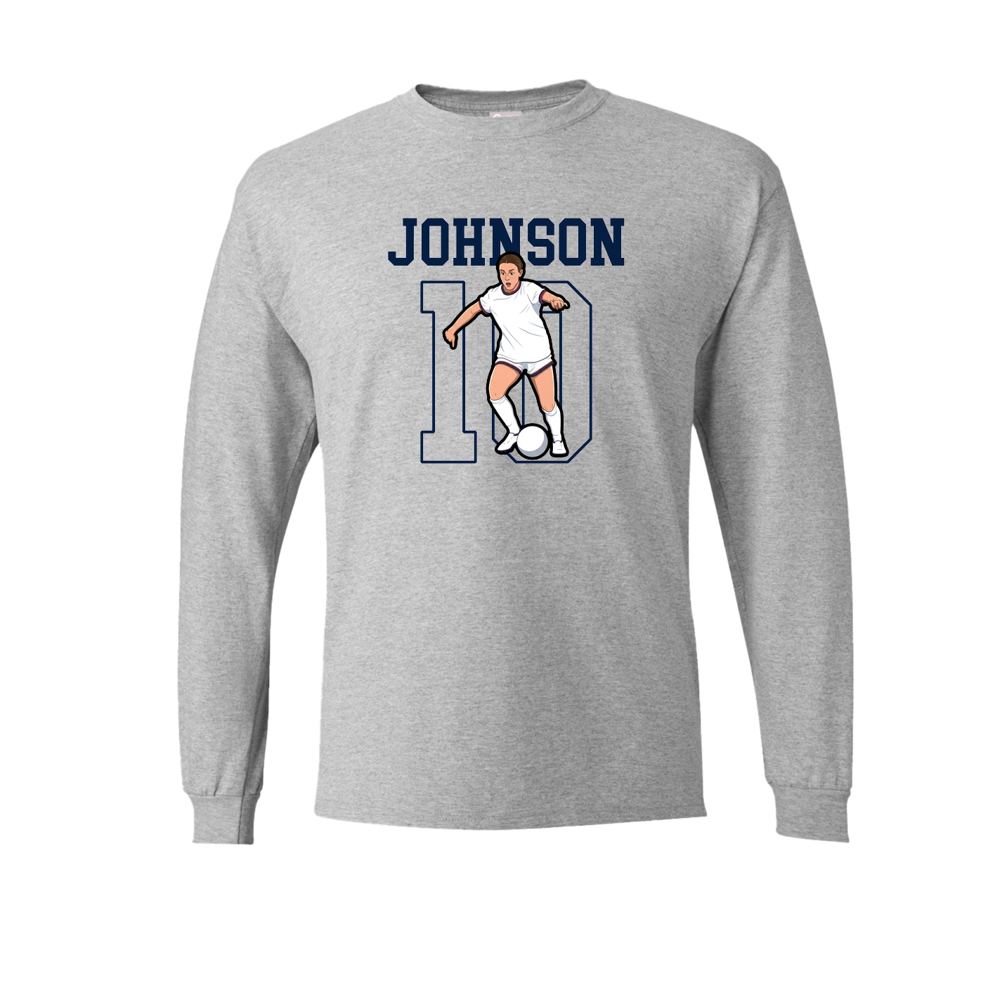 Long Sleeve Tee — Shirsey in Grey