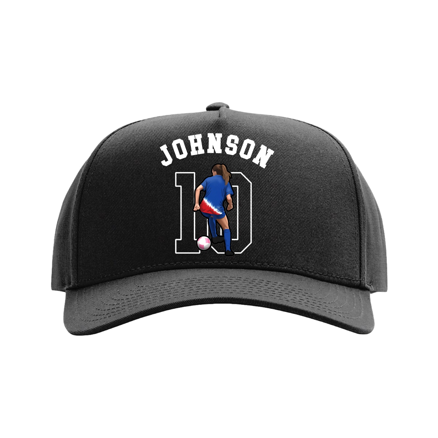 Full Fabric Five-Panel Champ Cap