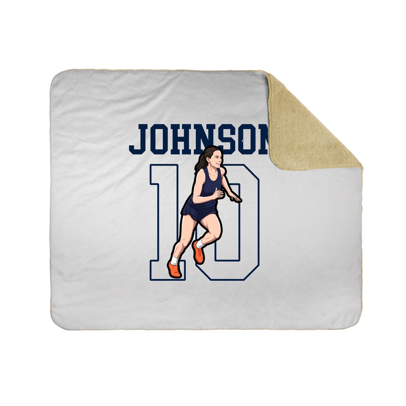 Throw Blanket — Shirsey in White